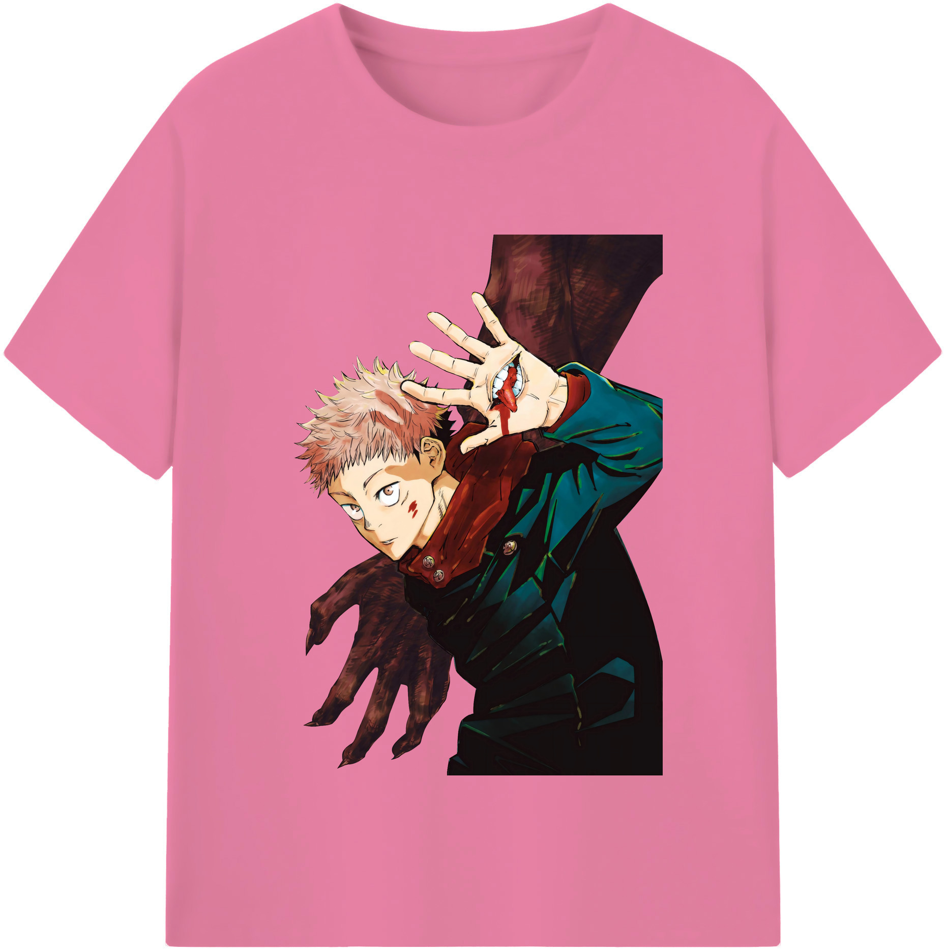 （画像用） 呪術廻戦 Jujutsu Kaisen 綿100％半袖Tシャツ（フロントプリント）